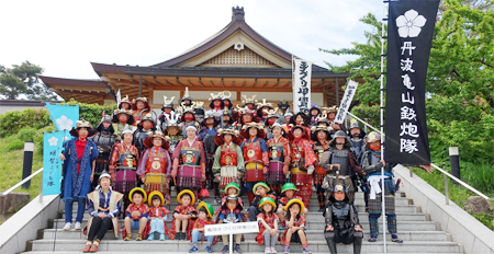 亀岡光秀まつり武者行列参加