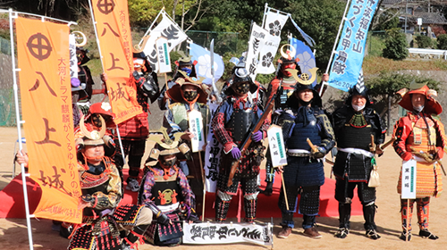 「黒井城まつり」に大丹波手づくり甲冑交流会のメンバーとして参加