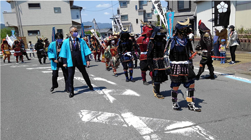 第49回亀岡光秀まつり武者行列に参加しました。