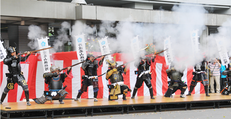 亀岡光秀まつりで演武披露