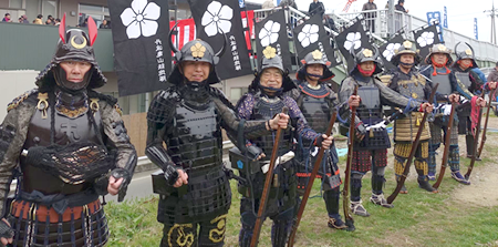 保津川川開きで演武披露