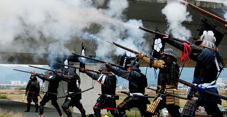 保津川川開きで演武披露