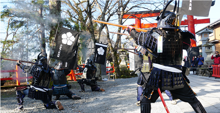 出雲大神宮で初撃ち奉納
