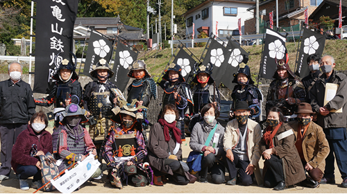 「黒井城まつり」に参加