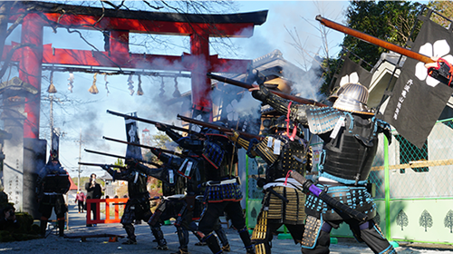 出雲大神宮で初撃ち奉納