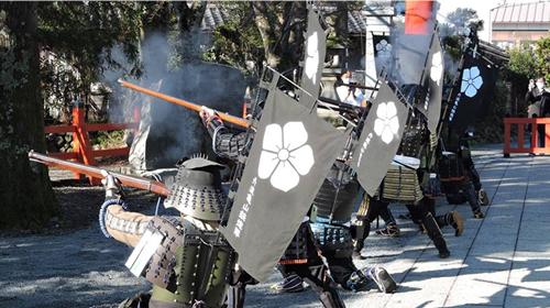 出雲大神宮で初撃ち奉納