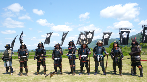 第49回亀岡光秀まつりで火縄銃演武